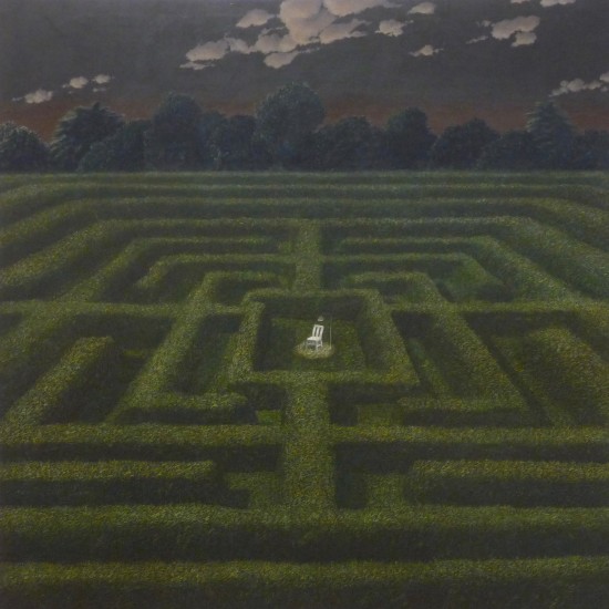 Labirinth. 2016. Oil on Canvas. 105x105cm