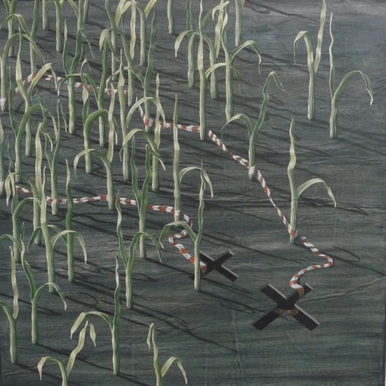 Landscape Interference. 2011. Oil on Canvas. 65x65cm